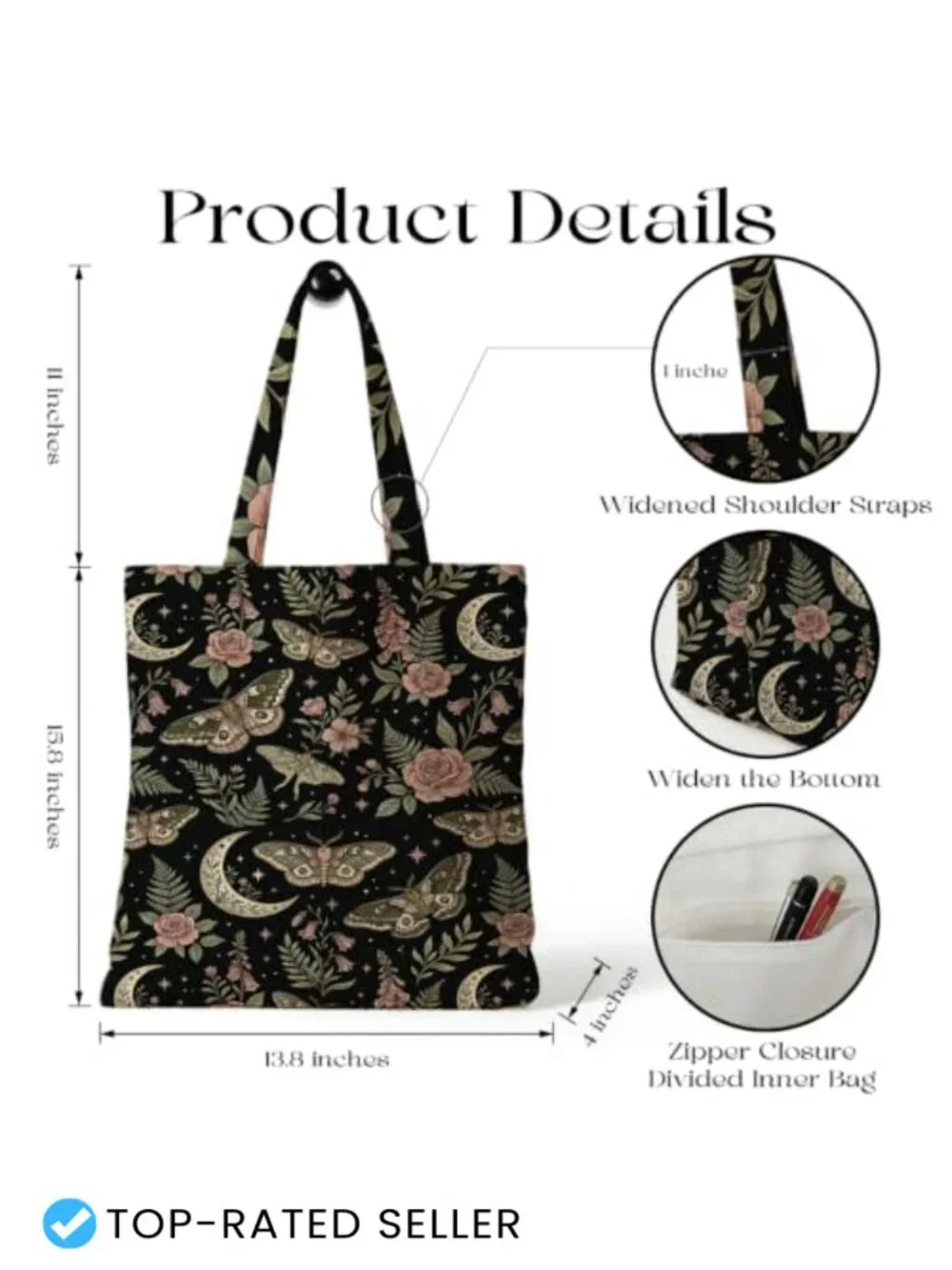 Aesthetic Tote Bag Funny Nature Lovers Gift Reusable Grocery Bags